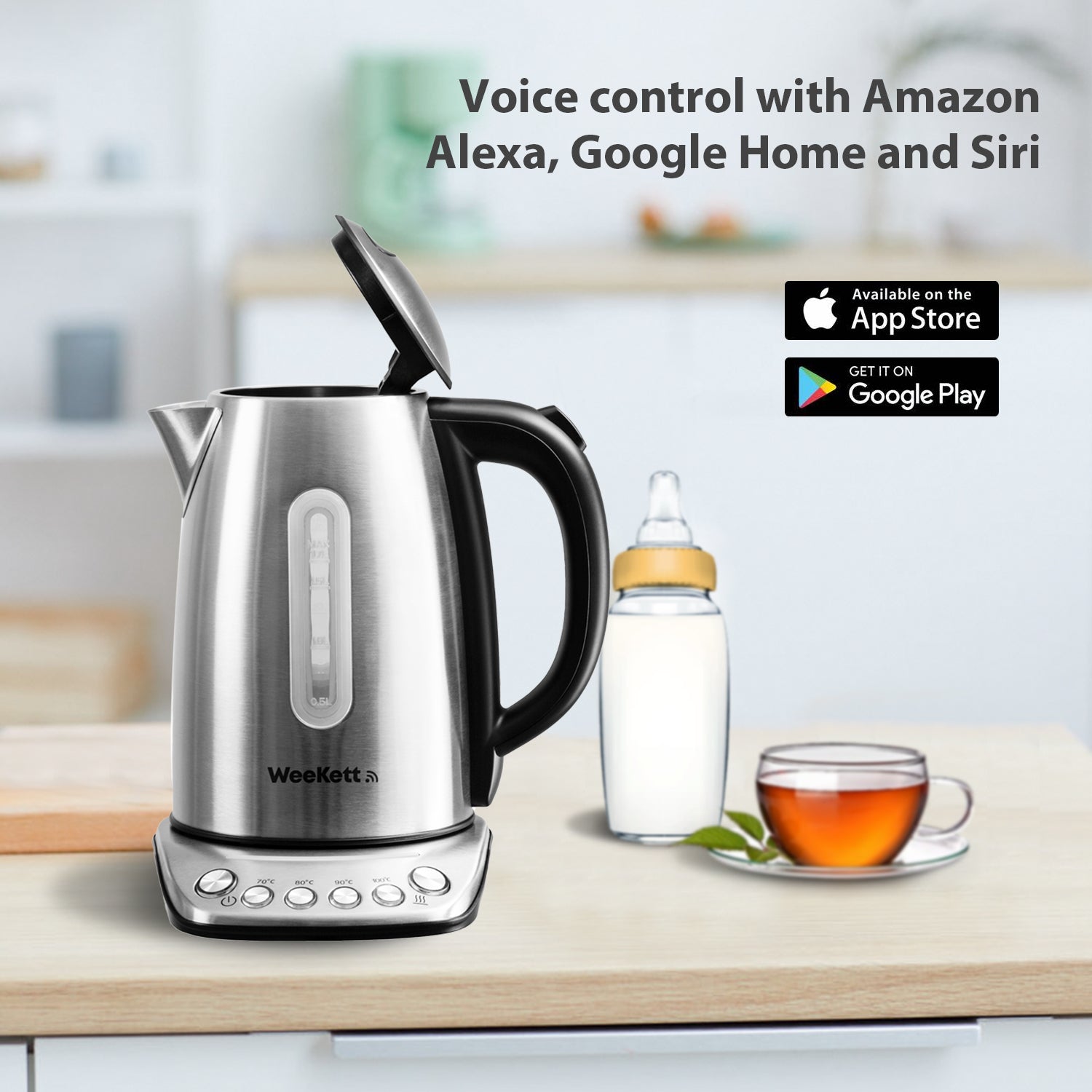 Smart Kettle by WeeKett - Works with Alexa, Google & Siri